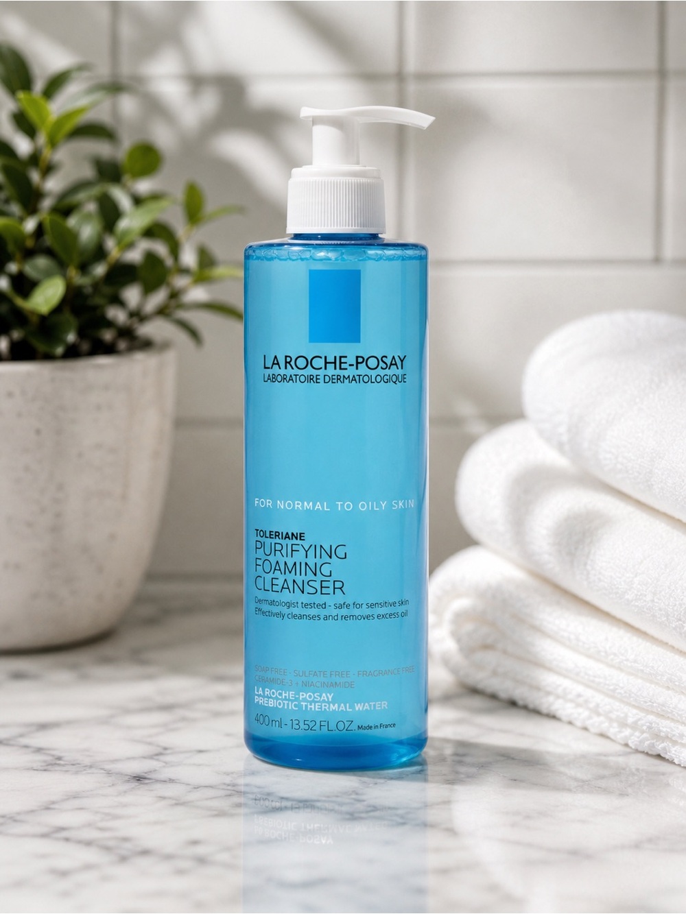 La Roche-Posay Toleriane Purifying Foaming Cleanser 13.5 oz Sensitive/Oily Skin